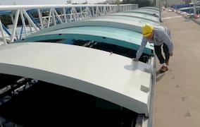 上海石洞口污水處理廠(chǎng)石洞口下移動(dòng)蓋板